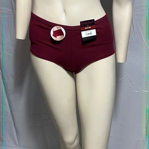 No Boundaries Juniors Ribbed Cotton Boyshort Panties